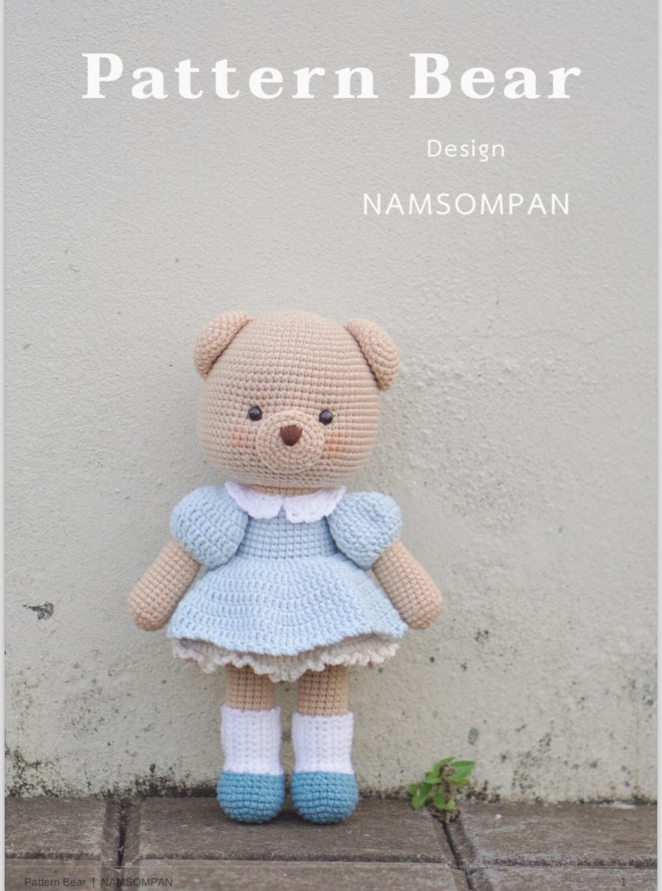 Free Crochet Pattern: Bear Girl Amigurumi