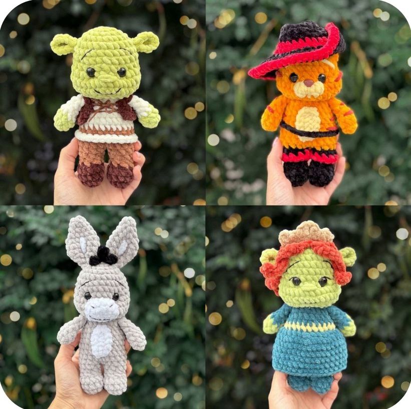 Shrek Amigurumi Free Pattern