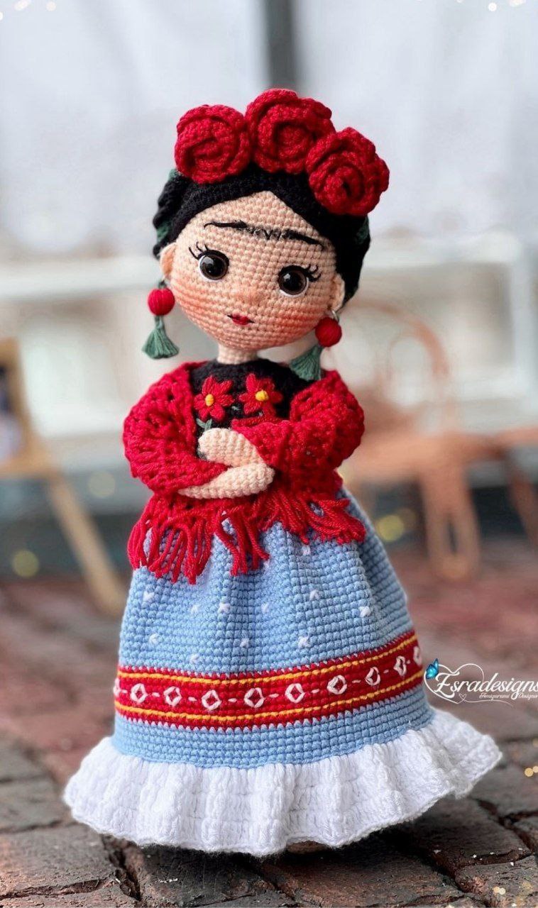 Frida kahlo crochet pattern free