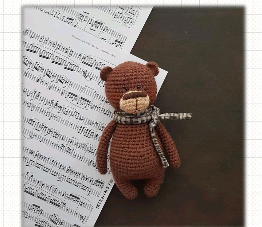 Simple knitted teddy bear pattern free