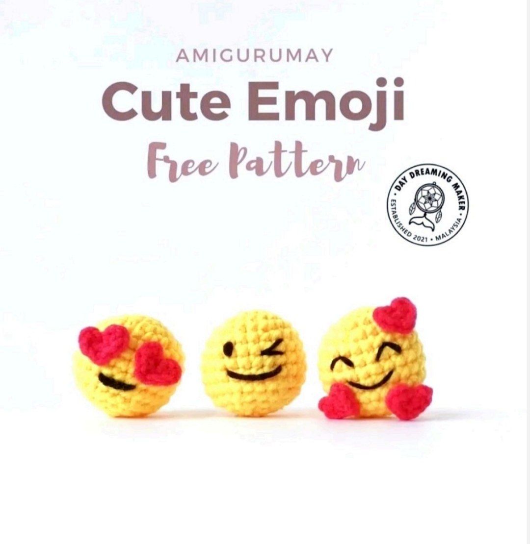 Crochet emoji pattern (Free)